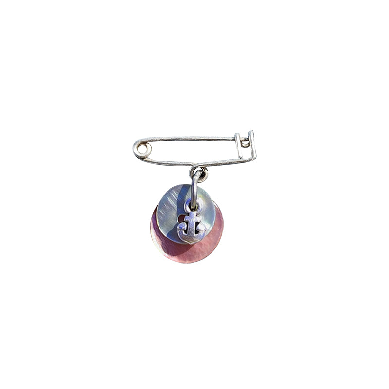 BROCHE OCEANIDES ANCRE