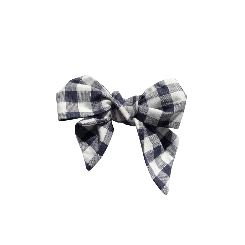 Broche Nœud en Tissu