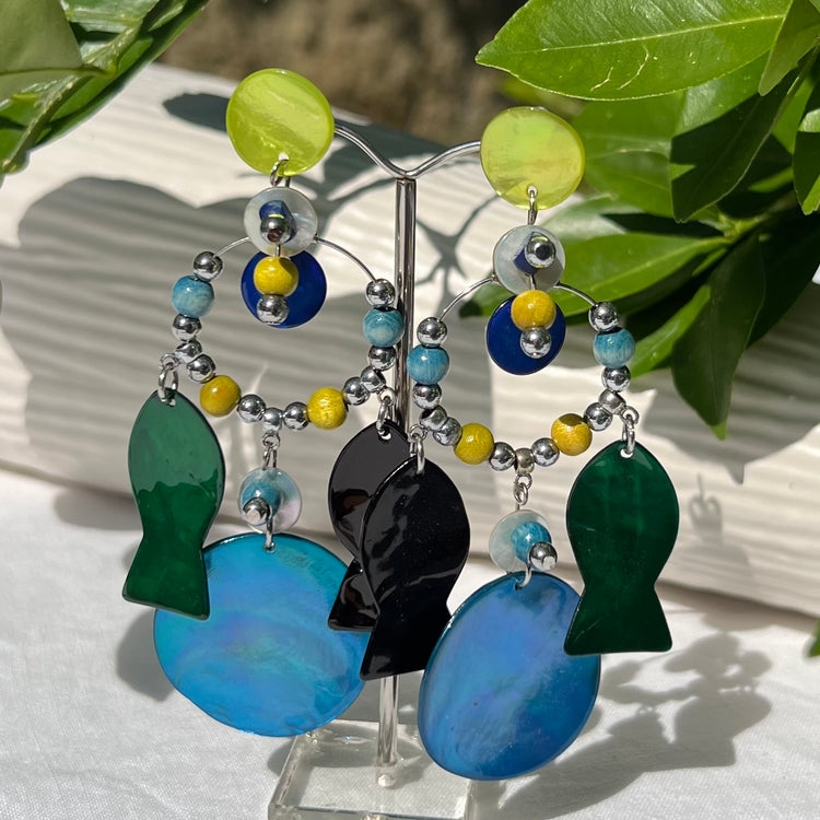 Boucles d'oreilles Océanes