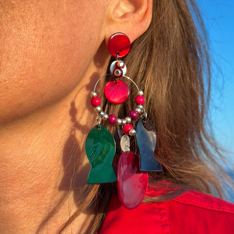 Boucles d'oreilles Océanes
