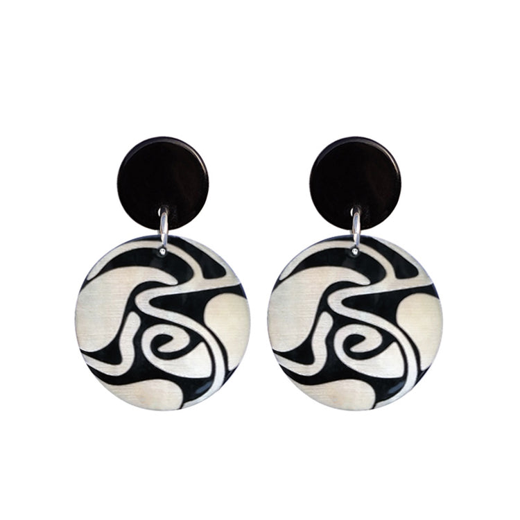 Boucles Duo Zig Zag