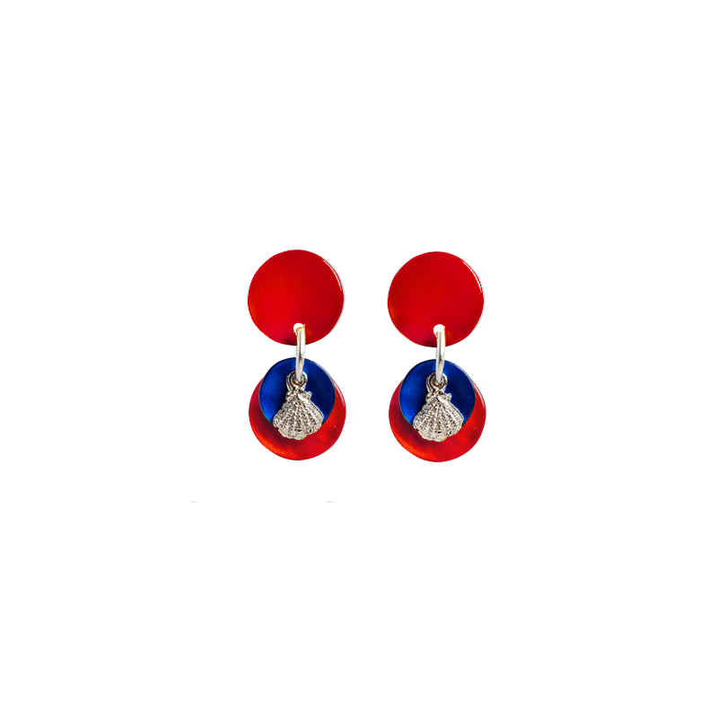 Boucles d'oreilles Coquille