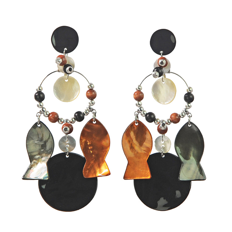 Boucles d'oreilles Océanes