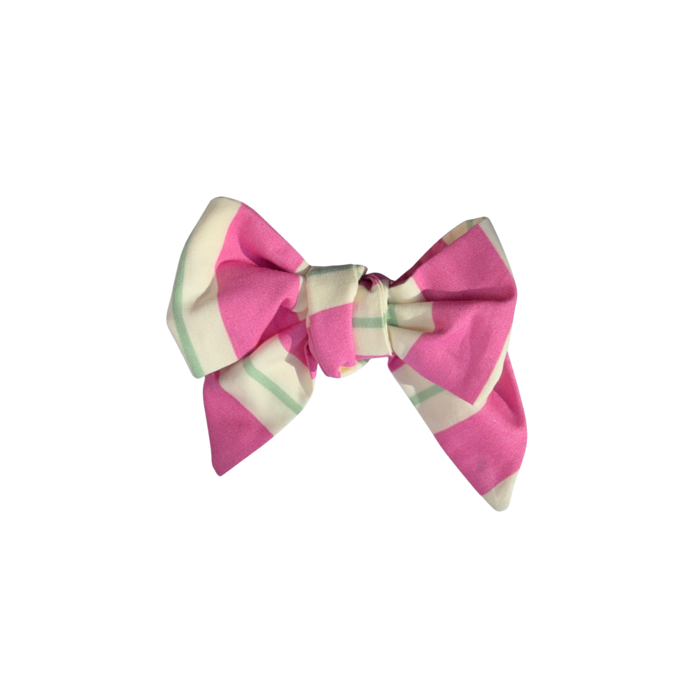 Broche Nœud en Tissu