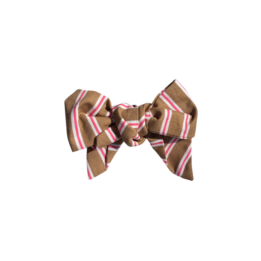 Broche Nœud en Tissu
