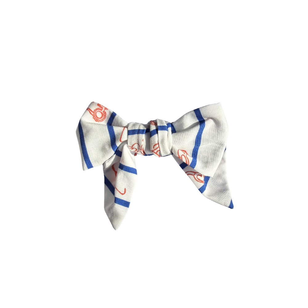 Broche Nœud en Tissu
