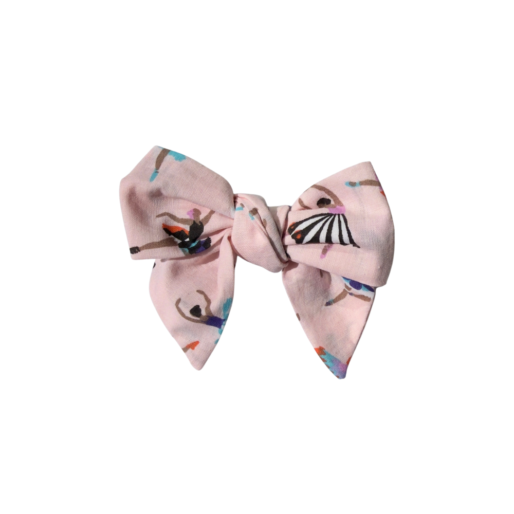 Broche Nœud en Tissu