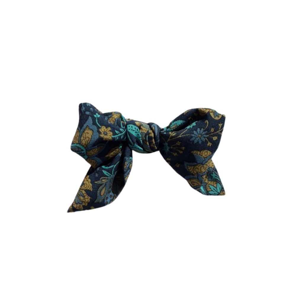 Broche Nœud en Tissu