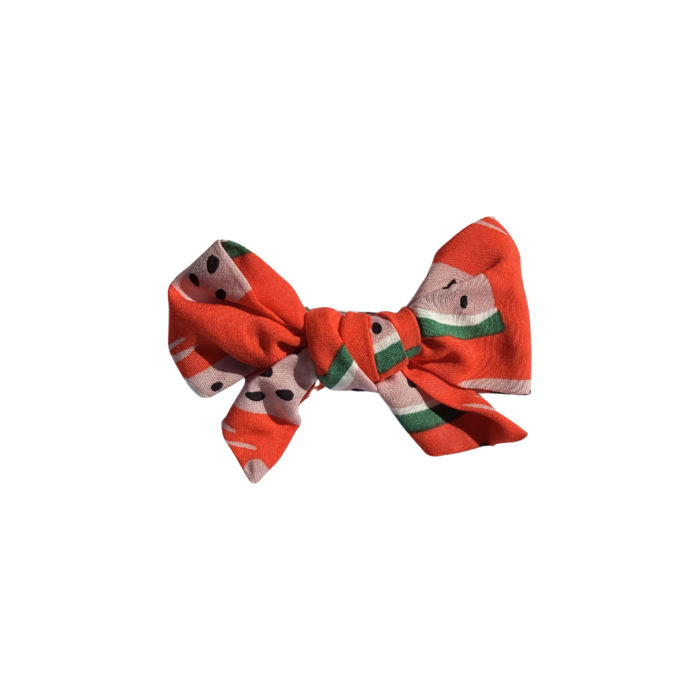 Broche Nœud en Tissu