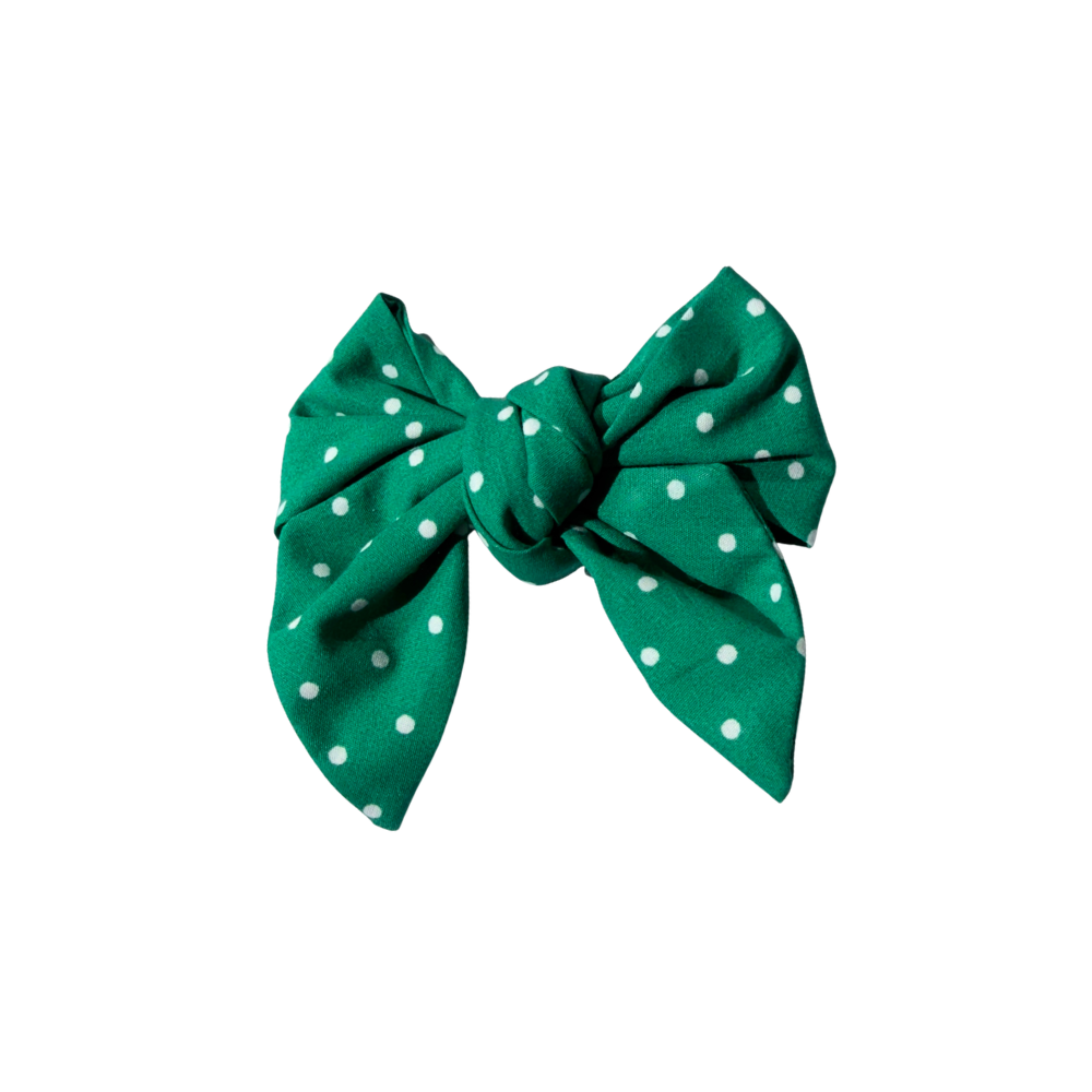 Broche Nœud en Tissu