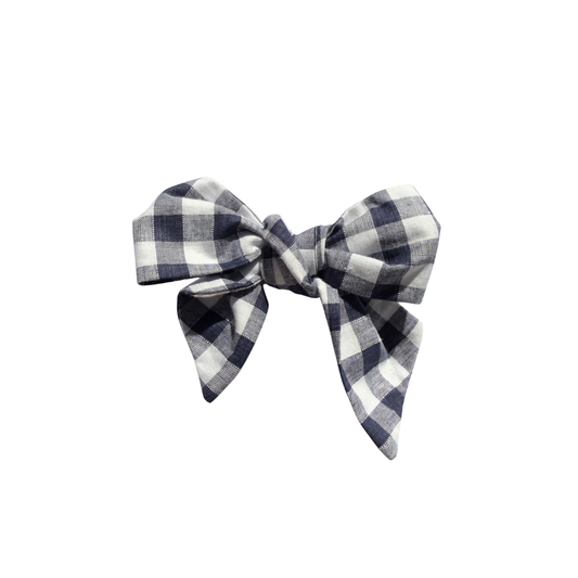 Broche Nœud en Tissu