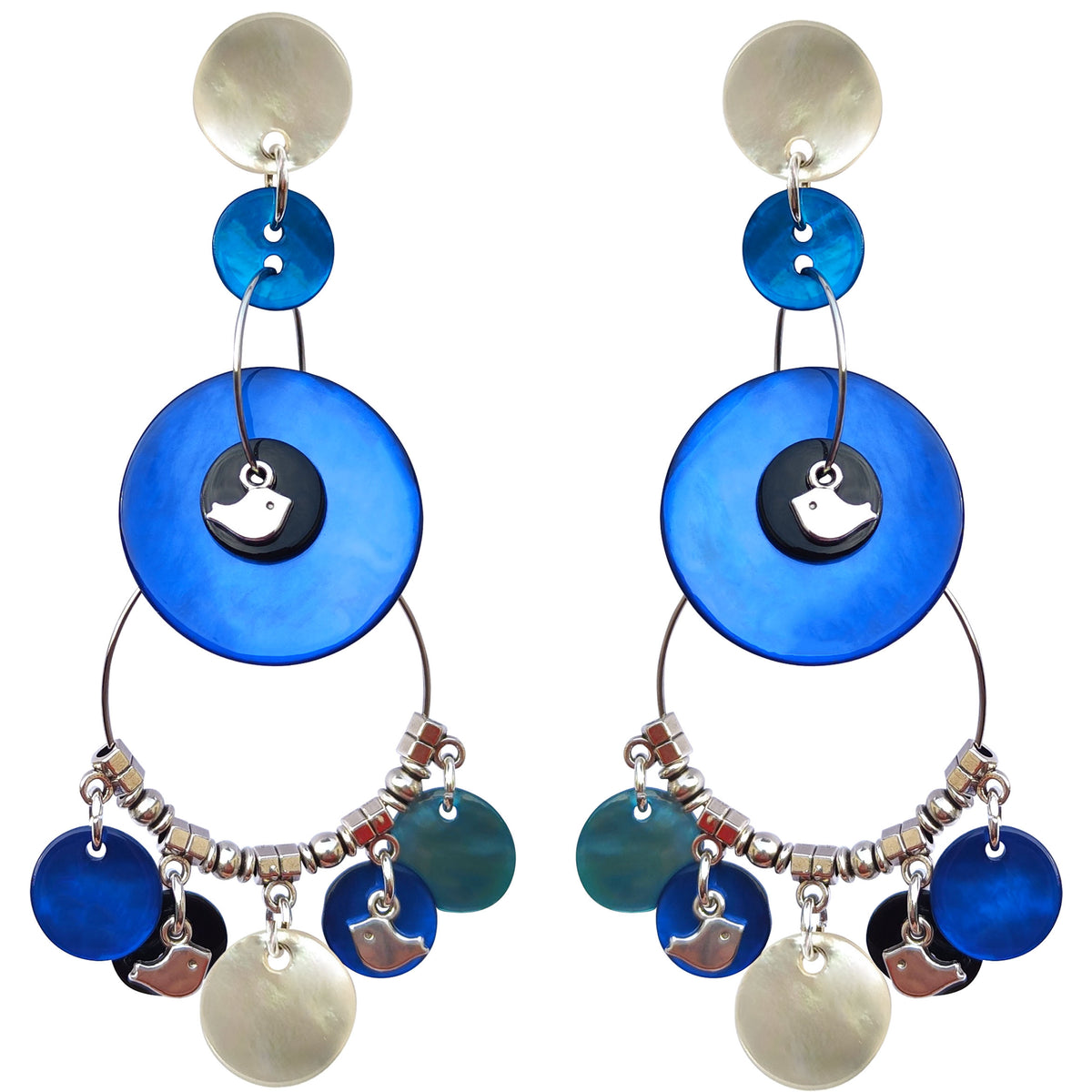 DUO COCOTTE CREOLE EARRINGS