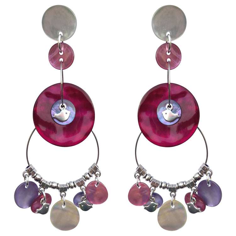 DUO COCOTTE CREOLE EARRINGS