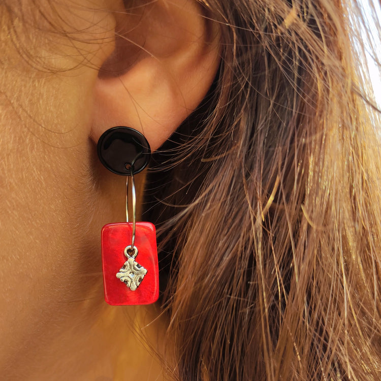 Boucles d'oreilles Trioloz
